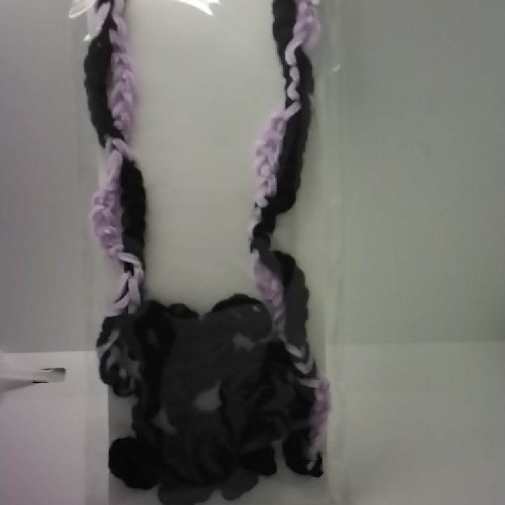 Lorena Espinoza Design Black and Purple Necklace